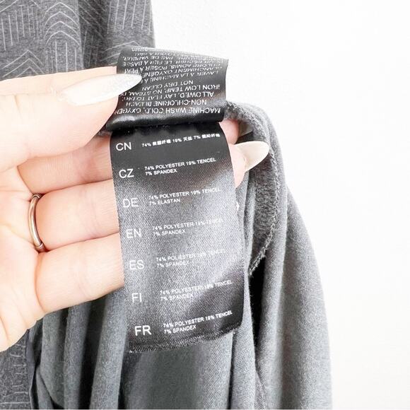 Kuhl Kira Sleeveless Mini Dress XL Pavement Print Grey - Picture 7 of 7